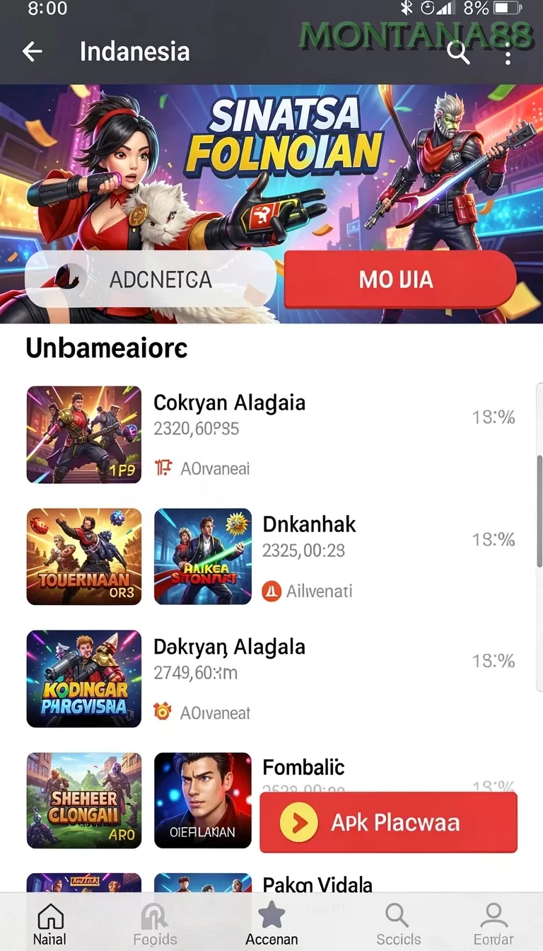 Cuplikan layar HOKIVIP — aktivitas
