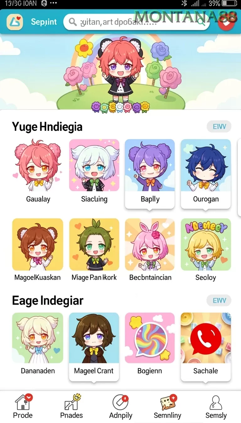 Cuplikan layar CAKRABOLA — menu navigasi