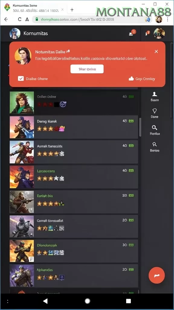 Cuplikan layar GEBYAR4D — aktivitas